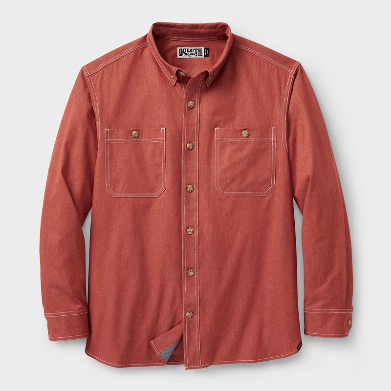 Men's Duluth Untucked Bush Pilot Chambray Shirt