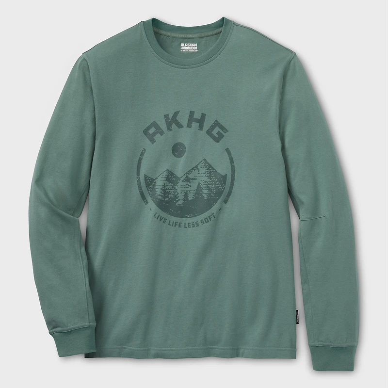 Men's AKHG Crosshaul Cotton Graphic Long Sleeve T