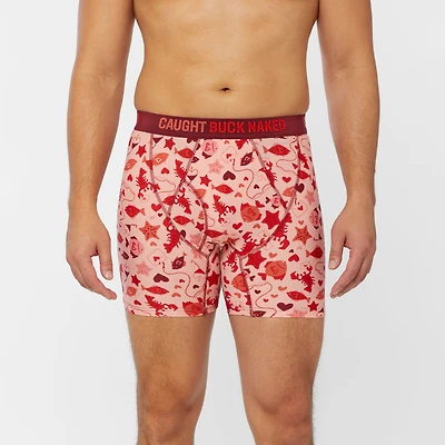Men's Buck Naked Pattern Boxer Briefs