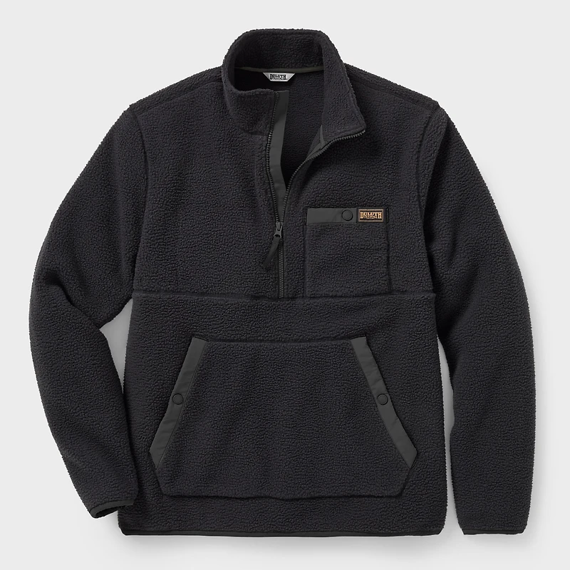 Men's Pile Hi Fleece Half Zip Mock Neck