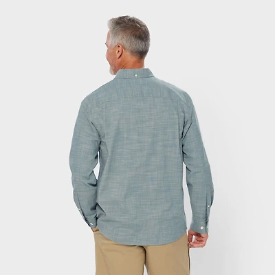 Men's Drumlin Slub Cotton Relaxed Fit Long Sleeve Shirt