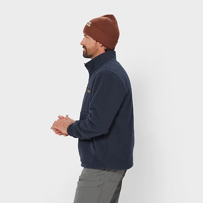 Men's Pile Hi Fleece Half Zip Mock Neck