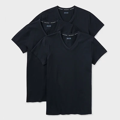 Men's Daily Cotton V-Neck Undershirt 3-Pack