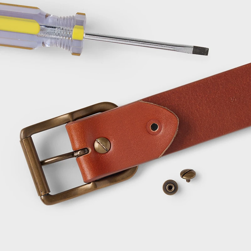 Men's Bull Butt Leather Belt