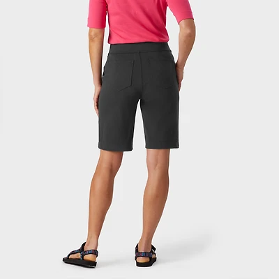 Women's NoGA Naturale Cotton Pull-On 10" Shorts