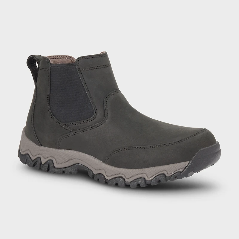 Men's Wild Boar Leather Pull-On Boots