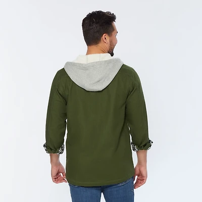 Men's Fire Hose Standard Fit Hooded Limber Jac