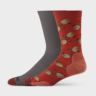 Men's Stay-Put Lightweight Crew Socks 2 Pack