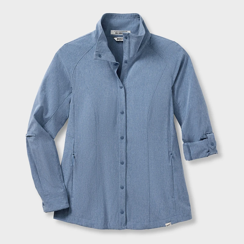 Women's Plus Sol Survivor Sun Protection Shirt Jac