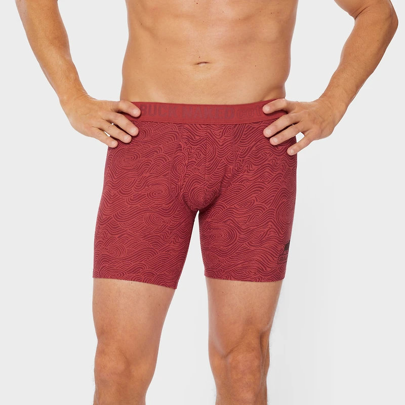 Men's Buck Naked Cotton Pattern Bullpen Boxer Briefs