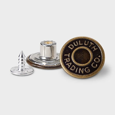 8-Pack Antique Gold Buttons