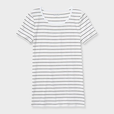 Women's No-Yank Luxe Rib Short Sleeve Tee
