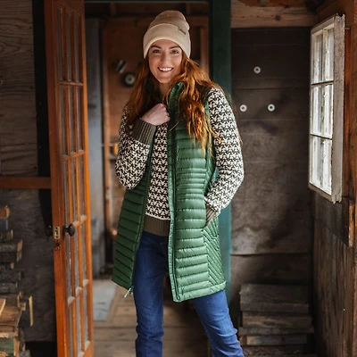 Women's Down Right Long Vest