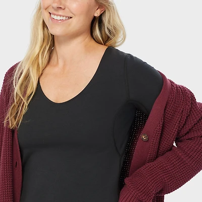 Women's No-Yank Sweater Protector Elbow Sleeve Tee