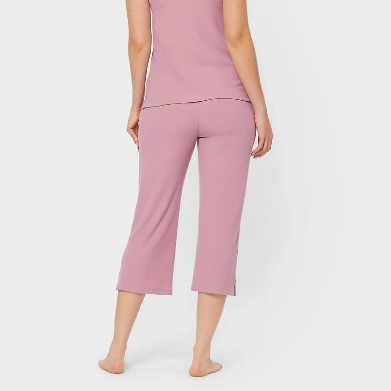 Women's Dang Soft Rib Relaxed Leg Capris