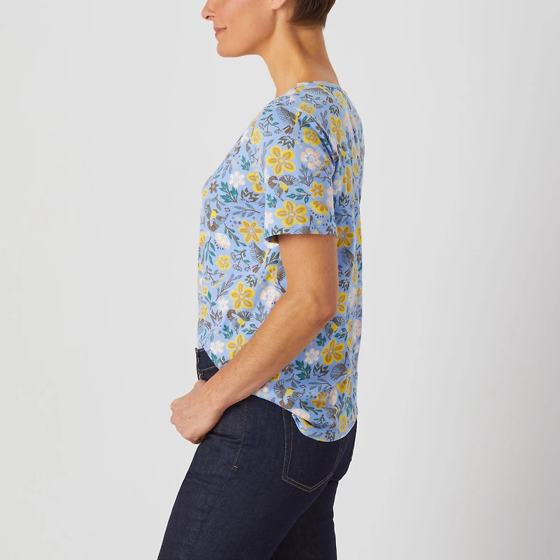 Women's Lightweight Longtail T Smocked Top
