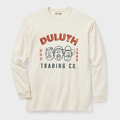 Men's Longtail T Relaxed Fit LS Logo T-Shirt