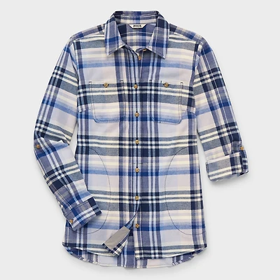 Women's Plus Free Swingin' Flannel Tunic