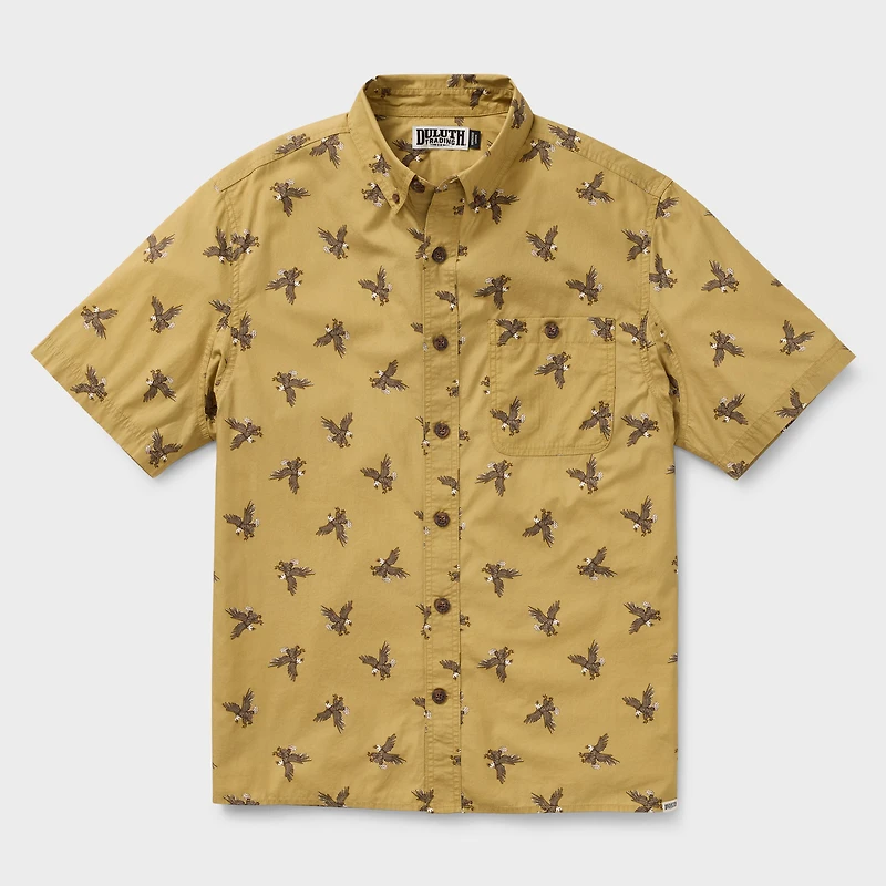 Men's BBQ Relaxed Fit Short Sleeve Shirt