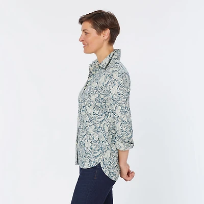 Women's Printmaker Cotton Poplin Long Sleeve Shirt