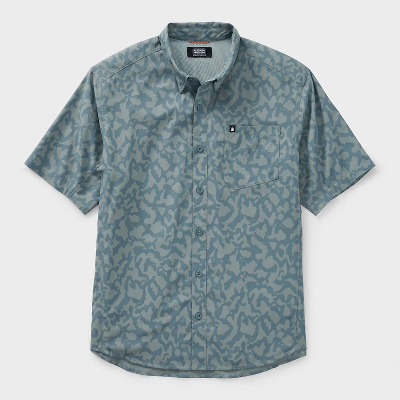 Men's AKHG Mountain Stream Relaxed Fit Short Sleeve Shirt