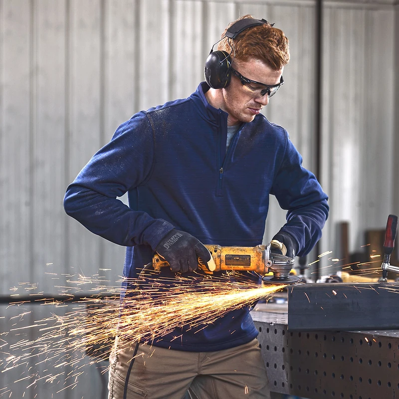 Men's Snagstop Sweats Half Zip Mock Neck Sweatshirt