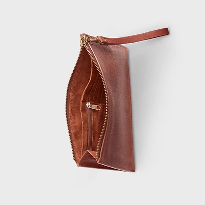 Women's Lifetime Leather Zip Pouch