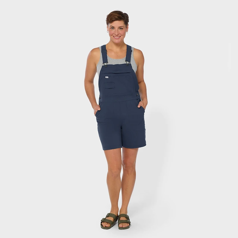Women's Heirloom Gardening 7" Short Overalls