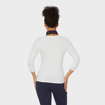 Women's No-Yank Long Sleeve V-Neck T-Shirt
