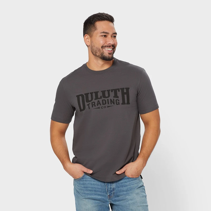 Men's Un-Longtail T Standard Fit Short Sleeve Logo T-Shirt