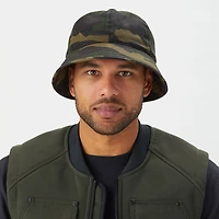 Warden's Waxed Earflap Bucket Hat