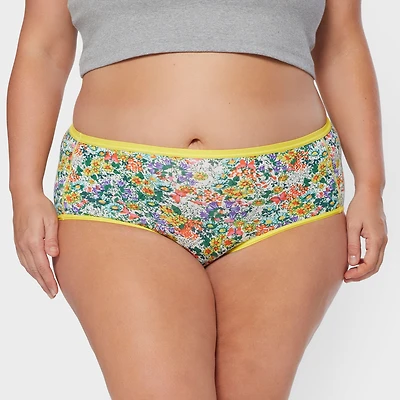Women's Plus Free Range Organic Cotton Briefs 3-Pack