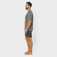 Men's Lumber Jams Cotton Short Sleeve Sleep Set