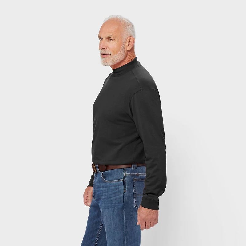 Men's Longtail T Relaxed Fit Mock Turtleneck