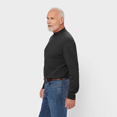 Men's Longtail T Relaxed Fit Mock Turtleneck