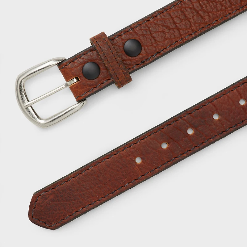 Men's Bison Leather Belt