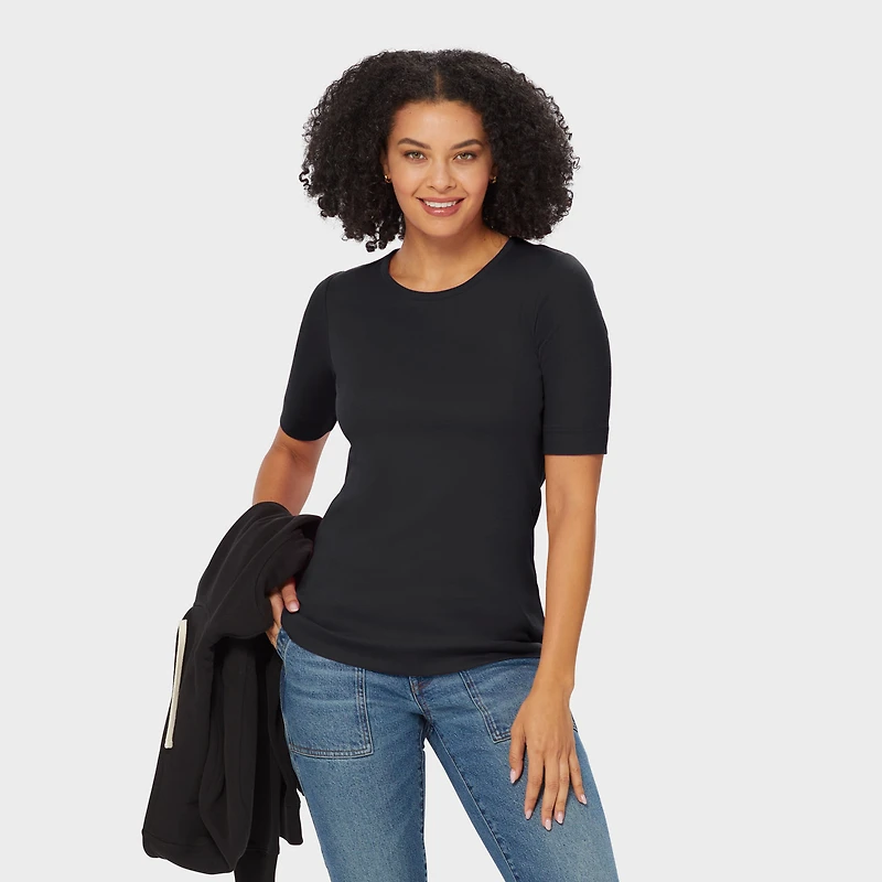 Women's Longtail T Elbow Sleeve Scoopneck