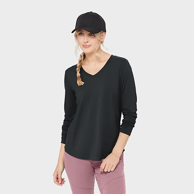 Women's AKHG Renew Bamboo Long Sleeve Tee