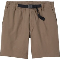 Men's Belted Lightweight Canvas Standard Fit 9" Shorts