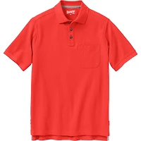 Men's No Polo Shirt Short Sleeve with Pocket