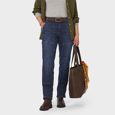 Women's Double Flex Denim Straight Leg Jeans