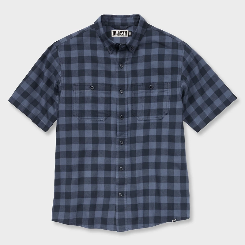 Men's Seawool Lightweight Flannel Short Sleeve Shirt