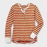 Women's Burly Thermal Long Sleeve Henley