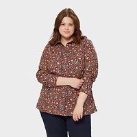 Women's Plus Free Swingin' Flannel Shirt