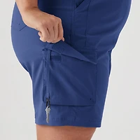 Women's Plus Heirloom Gardening Short Overalls