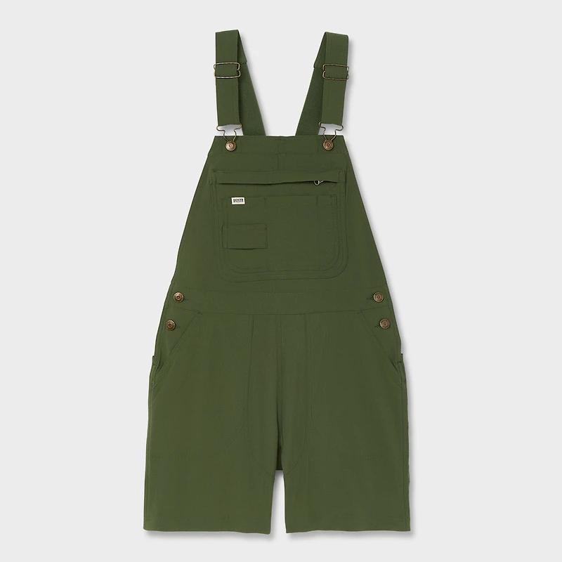 Women's Heirloom Gardening 7" Short Overalls