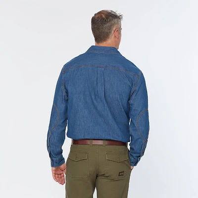 Men's Mid Weight Denim Relaxed Fit Shirt