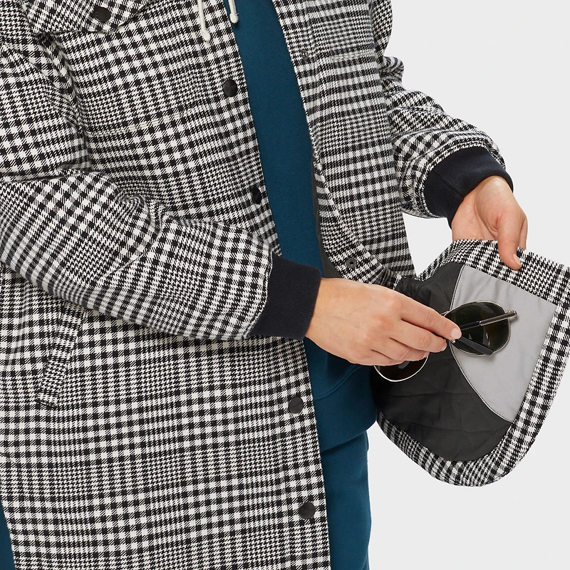 Women's Plus Folklore Flannel Insulated Duster