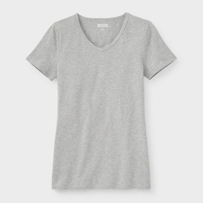 Women's No Yank Short Sleeve V-Neck Tee