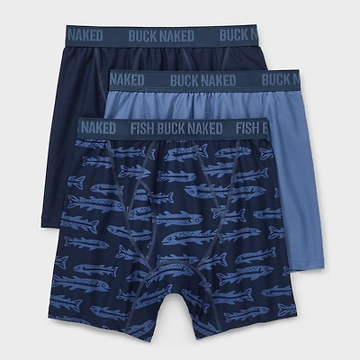 Men's Buck Naked Boxer Briefs 3-Pack